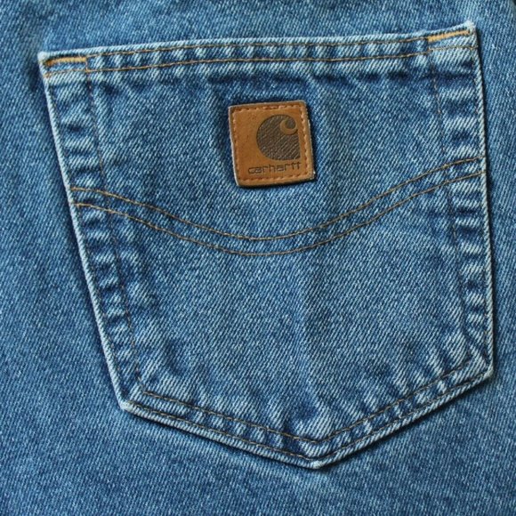 Men's CARHARTT 42x32 Relaxed Fit Work Jeans - Picture 8 of 13
